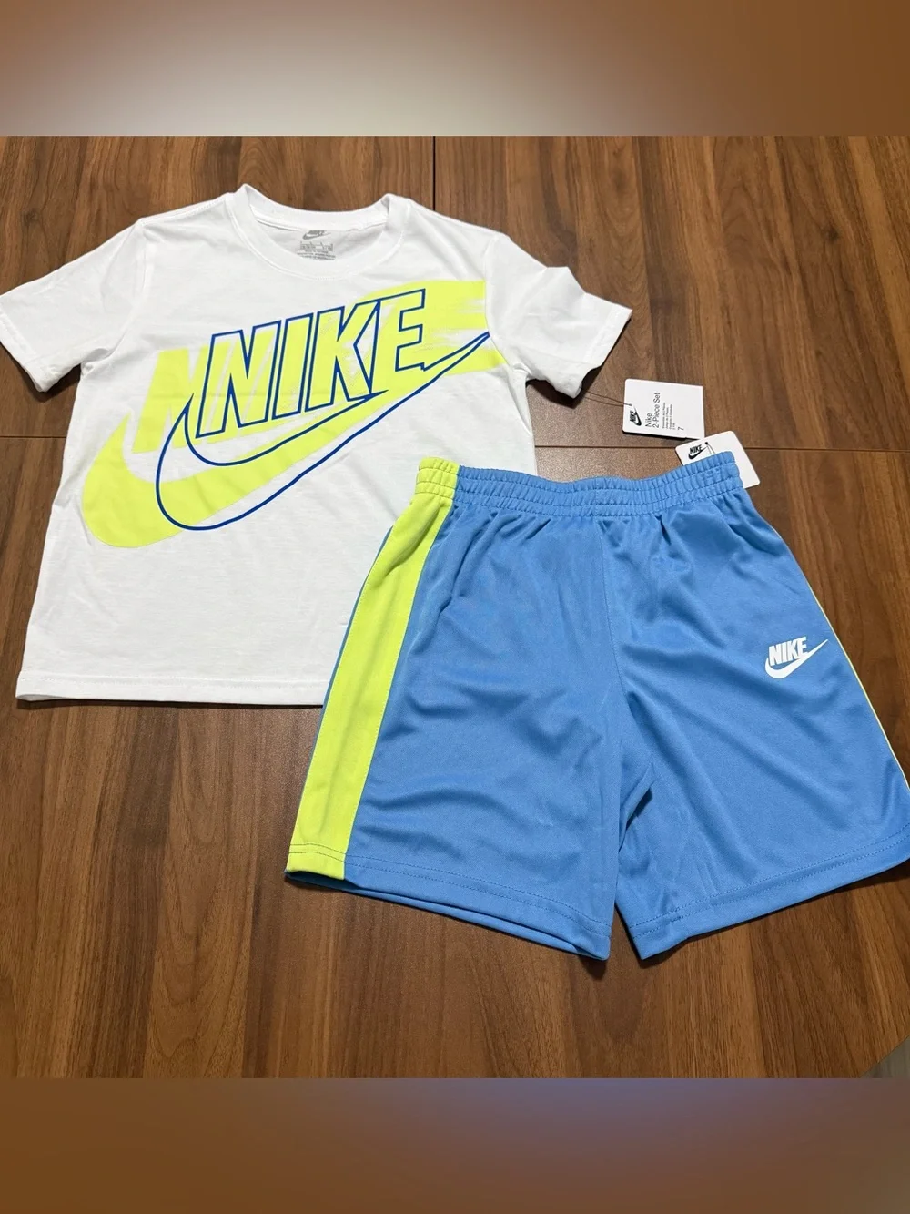 Nike Boys 2 Piece Outfit Matching Set Size 7 New